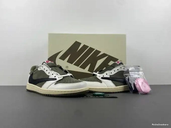 MaikeSneakers SCOTT JORDAN AIR X DM7866-200 TRAVIS 1 MEDIUM LOW OG OLIVE 0402